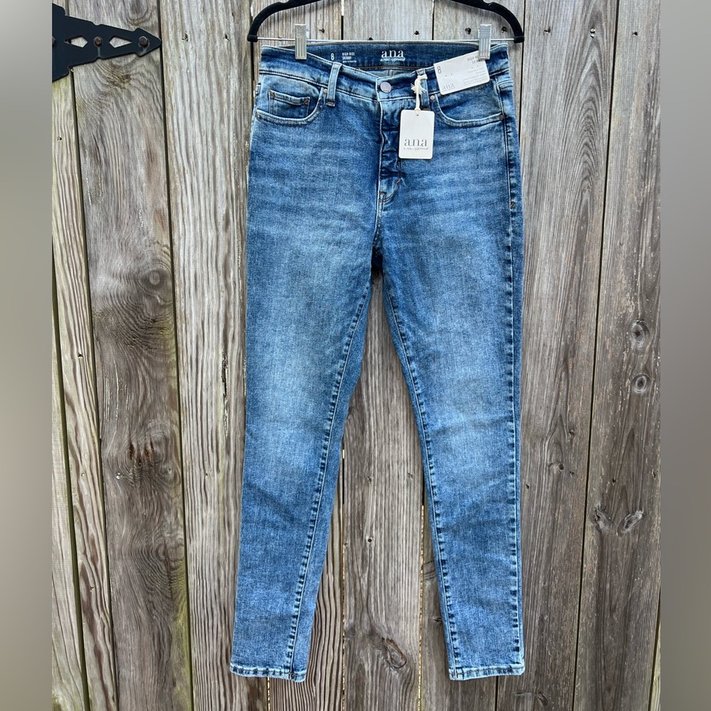 A.N.A High Rise Skinny Jeans Denim Women’s size 8 NWT NEW